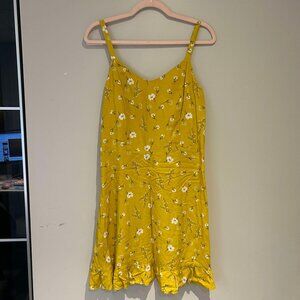 Yellow Floral Dress